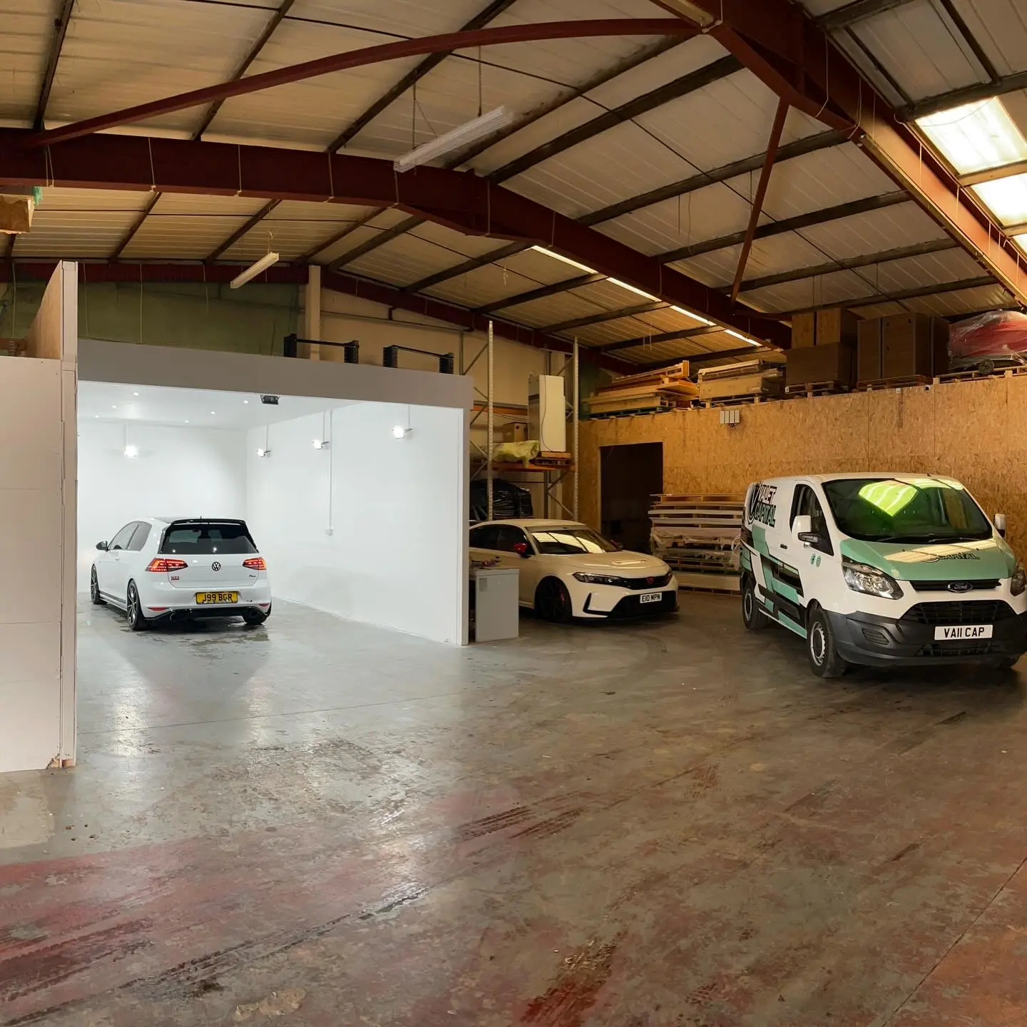 Valet Capital van outside the Rushden unit